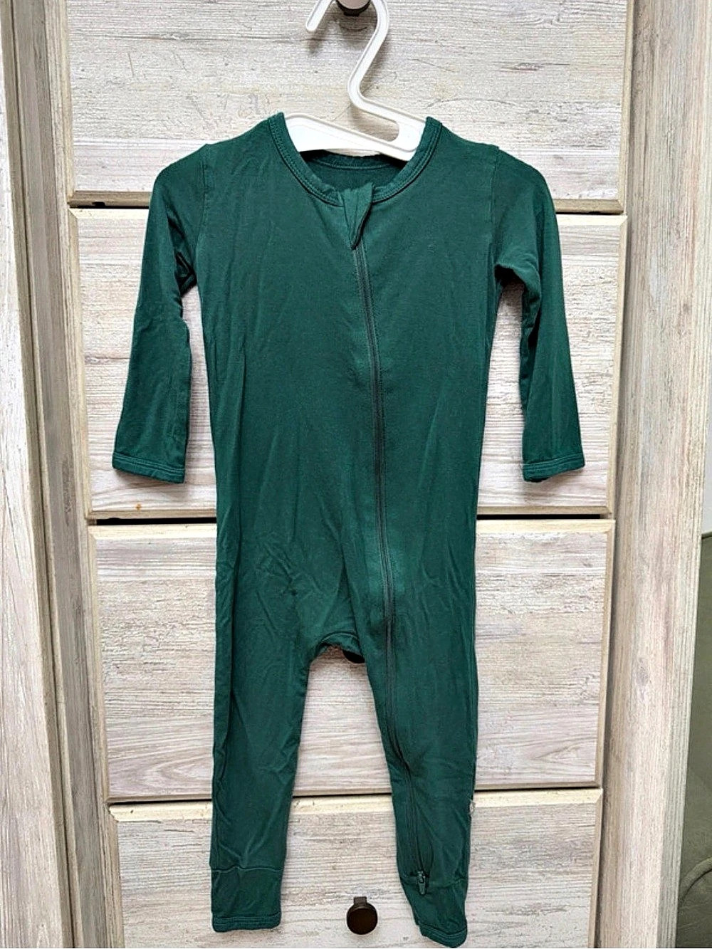 Kyte Baby Emerald Zippered Romper 2T